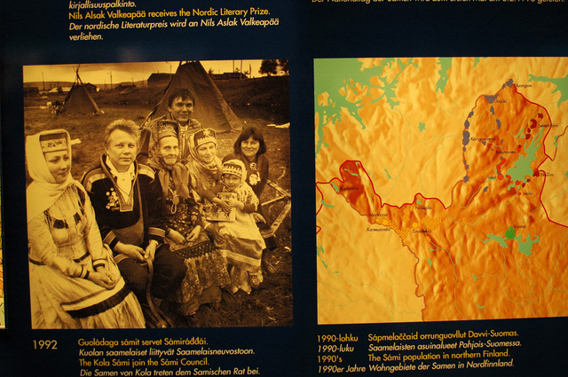 Ekspozycja w muzeum w Siida, Lapończycy