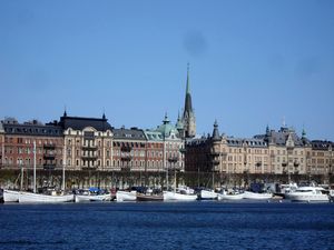 Widok na ulice  Strandvagen