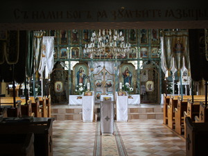 ikonostat w cerkwi prawosławnej