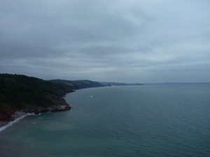 wybrzeze Devon w strone Exmouth