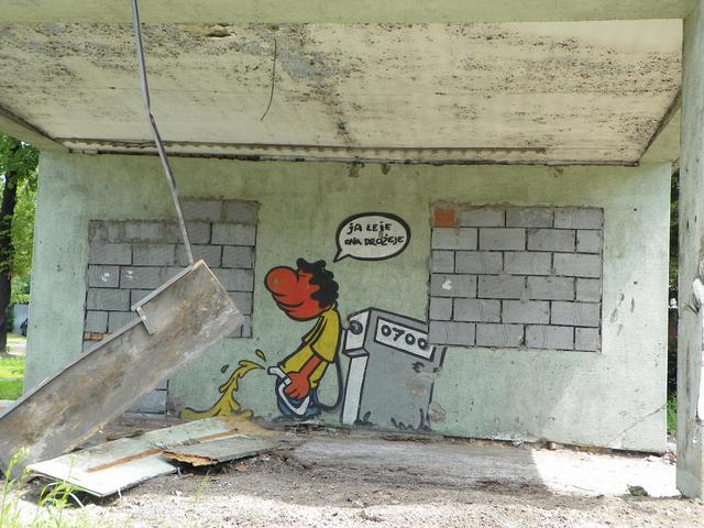Katowice, nieczynna stacja paliw