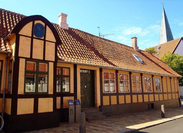 charakterystyczny dom na Bornholmie