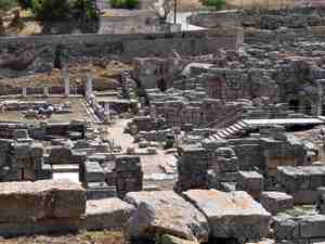 Korynt - ruiny miasta