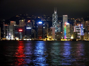 Hong Kong nocą 2