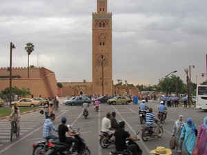 marrakesz - minaret meczetu kutubija