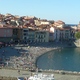 Collioure - plaża w centrum miasta