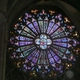 Carcassonne - rozeta północna w bazylice St-Nazaire