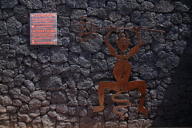 Parque Nacional de Timanfaya - restauracja El Diablo