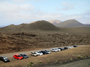 Parque Nacional de Timanfaya - parking