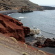 El Golfo - czerwona skała