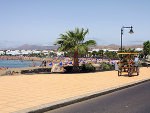 Playa de Los Pocillos - promenada 