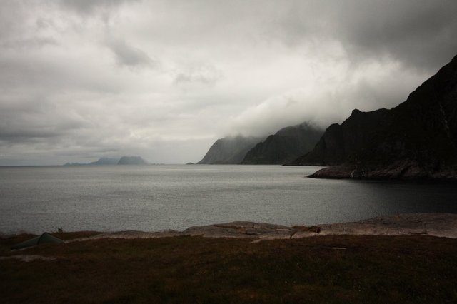 północ na Lofotach, Norwegia