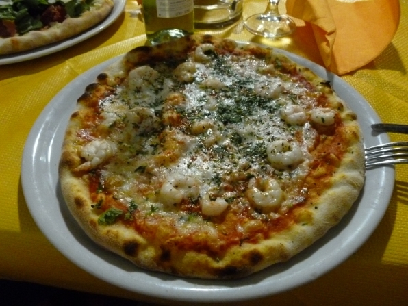 moja pizza - Regina del mare (z krewetkami)