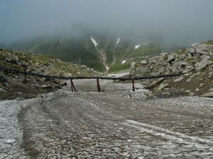 Góry Munti Bucegi, w drodze na Omul