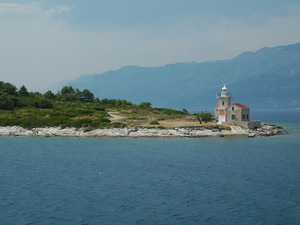 Latarnia w Mali Lośinj. Hvar