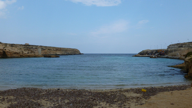 Cala Pisana od strony plaży