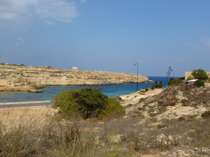 Cala Pisana od ulicy via Pisana