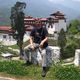 Trongsa Dzong w miasteczku Trongsa i ja