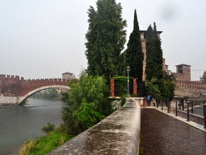 Most Scaligero i zamek Castelvecchio