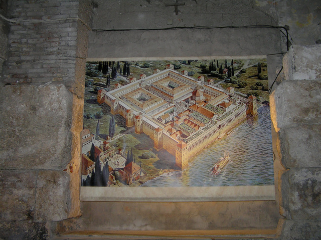 plan Pałacu Dioklecjana
