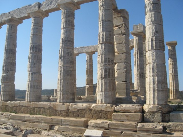511676 - sounion grecja Świątynia Posejdona