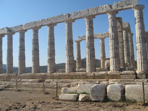 511677 - sounion grecja Świątynia Posejdona
