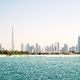 panorama Dubaju z wody
