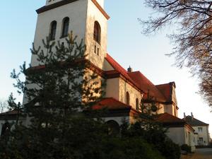 Wyry, neobarokowy kościół