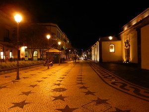 Ponta Delgada nocą