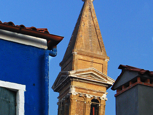 Burano - wieża San Martino Vescovo