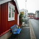 Kolorowe domy dzielnicy Björkholmen w Karlskronie