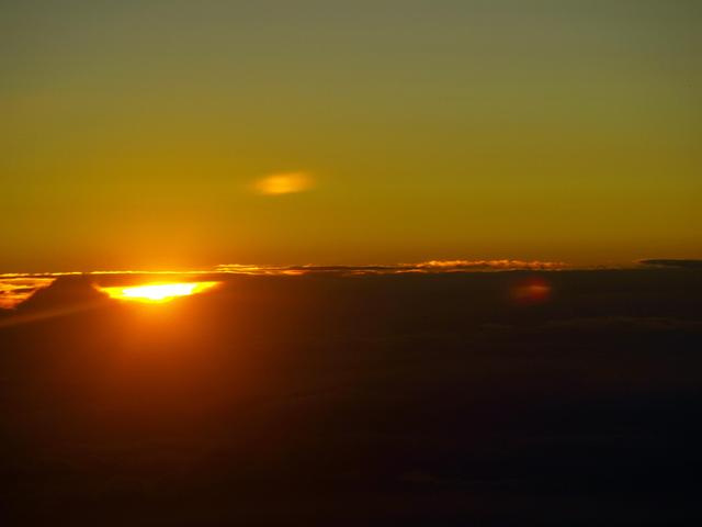 43 zachód słońca nad chmurami