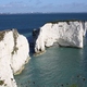 Old Harry Rocks, w tle Bournemouth