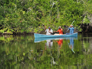 Kajakiem po Old Belize River