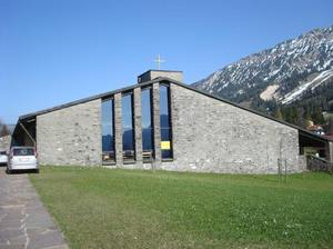 Kościół  w  Alpach  Algowskich