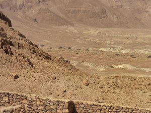 Masada, Izrael - twierdza pomnik