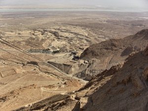 Masada, Izrael - twierdza pomnik