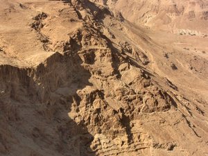 Masada, Izrael - twierdza pomnik