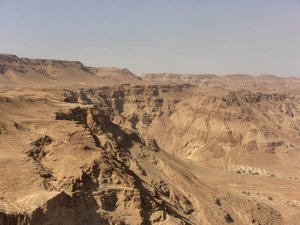 Masada, Izrael - twierdza pomnik