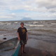 Jezioro Nikaragua -  w oddali wulkany Maderas i Concepcion