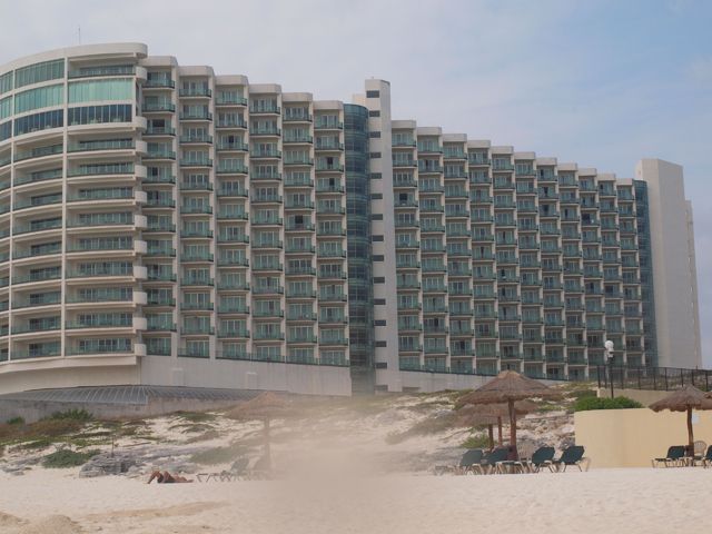 Mój hotel widok z plaży