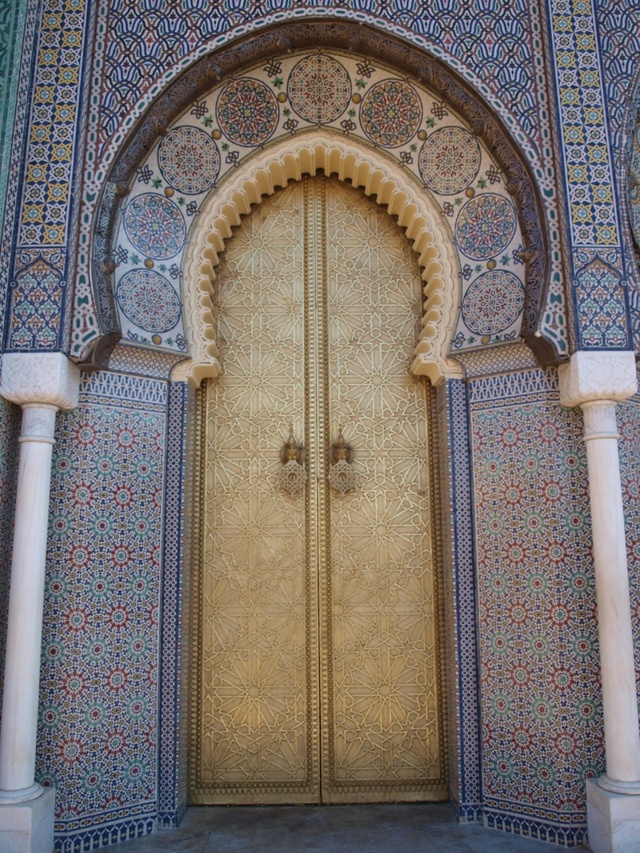 Fez - brama pałacu królewskiego