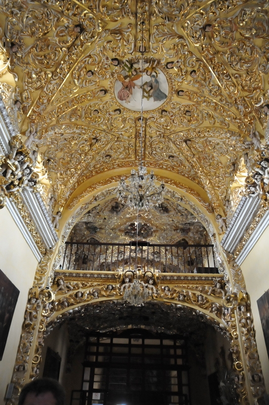 wnętrze kościoła San Francisco Acatepec