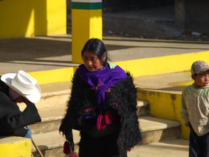 Indianie w Indianie w San Juan Chamula