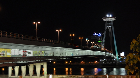 Nowy Most nocą
