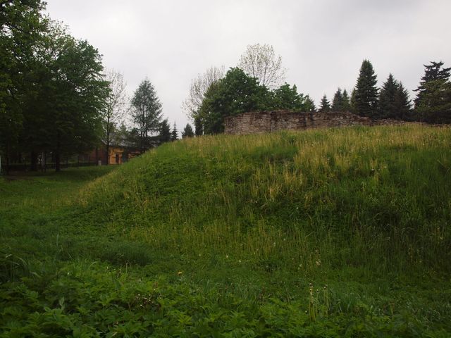 Ruiny zamku w Sławkowie