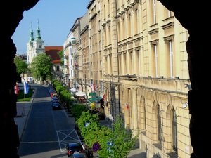 widok z Barbakanu