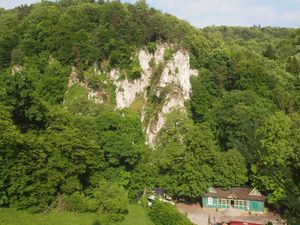 Zamek Ojców -  widok z góry