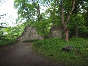 Zamek Ojców - mury