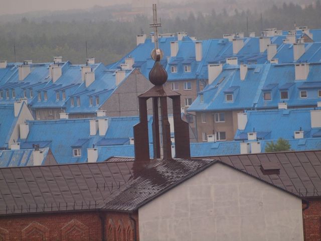 Niebieskie osiedle w Olkuszu